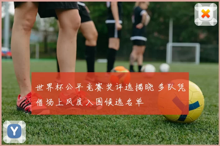 世界杯公平竞赛奖评选揭晓 多队凭借场上风度入围候选名单